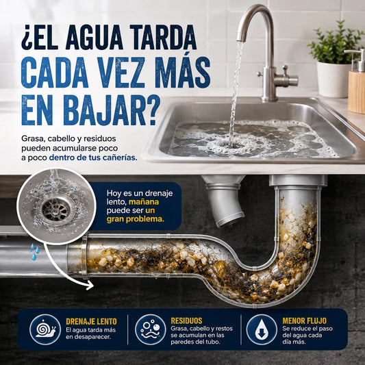 Pack Mantenimiento – Limpiador de Desagües