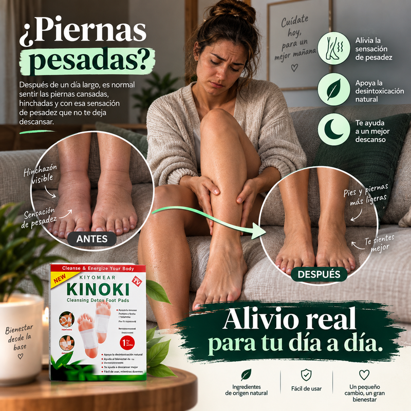 Kinoki Detox | Tu ritual nocturno para el cuidado de tus pies