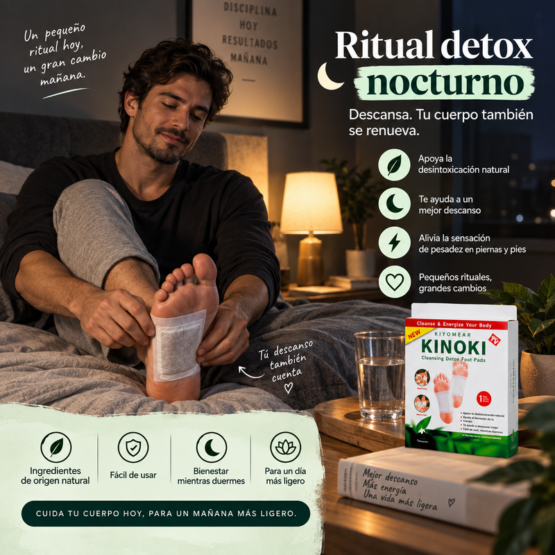 Kinoki Detox | Tu ritual nocturno para el cuidado de tus pies