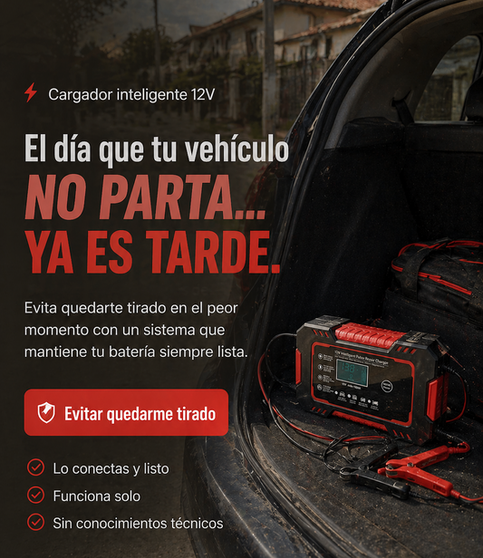 AutoReady 12V ™ – Cargador Inteligente de Batería
