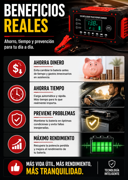 VoltGuard™ → Protección y recuperación de baterías